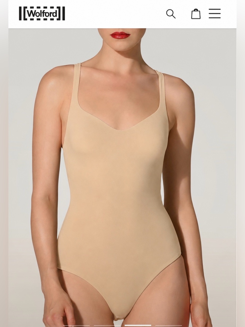 Wolford Mat de Luxe Forming Body – Strong Shaping | Nude | Size M / D Cup